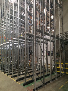 Industrial racking at this warehouse in Hampshire