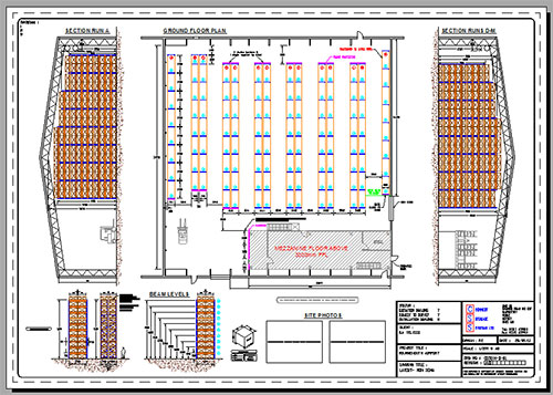 GA Telesis High-Level Adjustable Pallet Racking in Bournemouth, Dorset